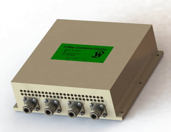 RF Combiner - Model D10363 - 4-Way Combiner/Divider