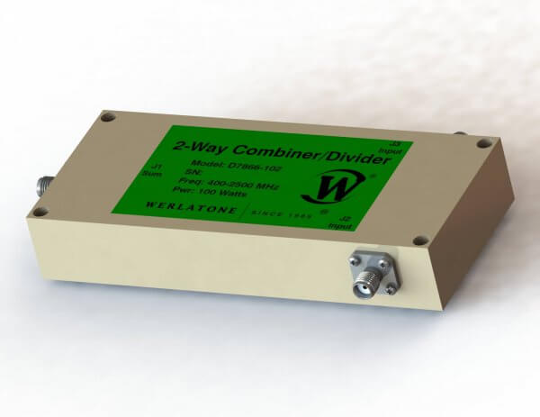 RF Combiner - Model D7866 - 2-Way Combiner/Divider